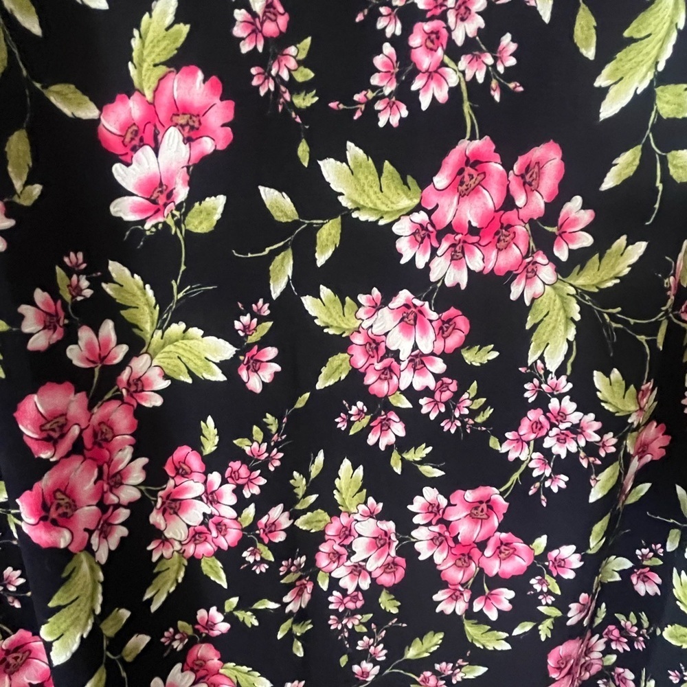 Chelsea Taylor Floral Bell Sleeve Mid Length Dress Women’s Size 8 - Picture 8 of 16